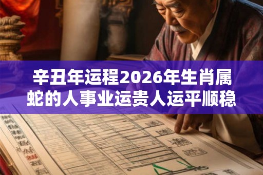 辛丑年运程2026年生肖属蛇的人事业运贵人运平顺稳定