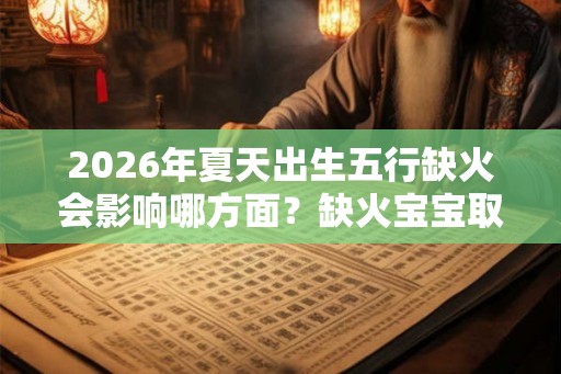 2026年夏天出生五行缺火会影响哪方面？缺火宝宝取什么名字吉利？