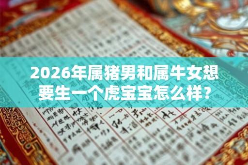 2026年属猪男和属牛女想要生一个虎宝宝怎么样? 2026年属猪男和属牛女想要生一个虎宝宝怎么样?