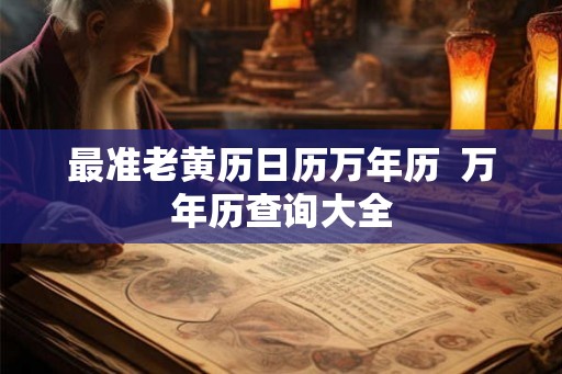 最准老黄历日历万年历  万年历查询大全