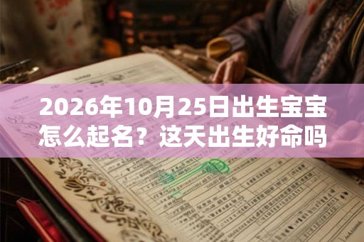 2026年10月25日出生宝宝怎么起名？这天出生好命吗？
