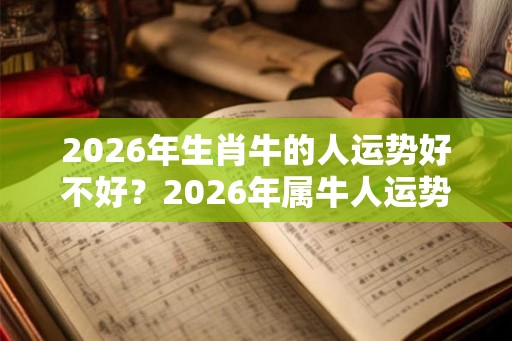 2026年生肖牛的人运势好不好？2026年属牛人运势详解