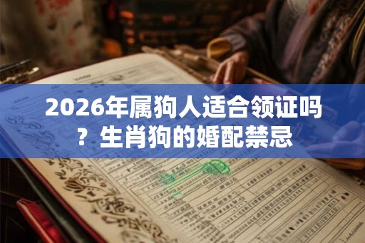 2026年属狗人适合领证吗？生肖狗的婚配禁忌