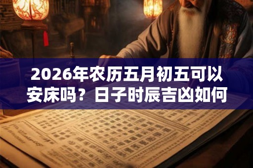 2026年农历五月初五可以安床吗？日子时辰吉凶如何？