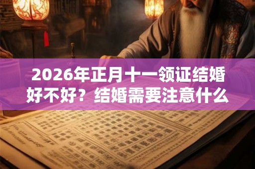2026年正月十一领证结婚好不好？结婚需要注意什么？