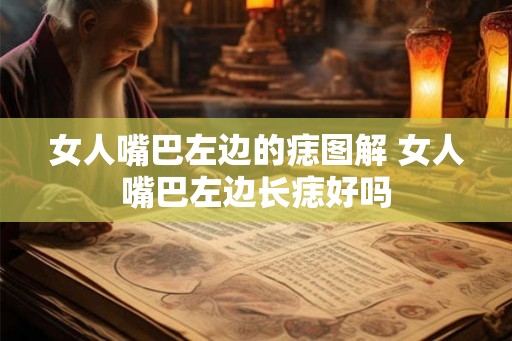 女人嘴巴左边的痣图解 女人嘴巴左边长痣好吗
