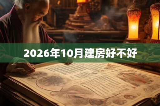 2026年10月建房好不好