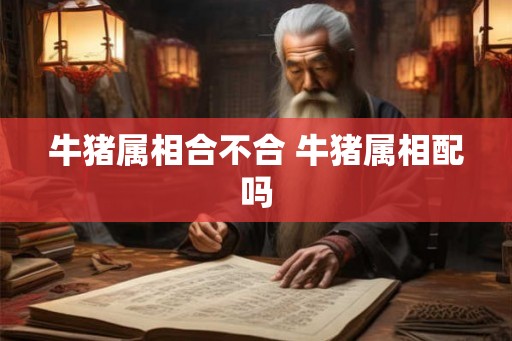牛猪属相合不合 牛猪属相配吗