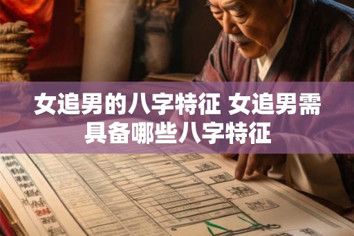 女追男的八字特征 女追男需具备哪些八字特征