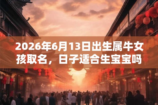 2026年6月13日出生属牛女孩取名,日子适合生宝宝吗? 2026年6月13日出生属牛女孩取名,日子适合生宝宝吗?