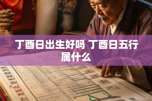 丁酉日出生好吗 丁酉日五行属什么