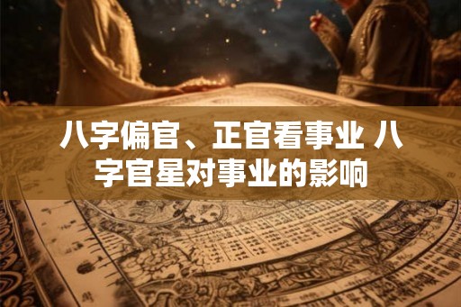 八字偏官、正官看事业 八字官星对事业的影响
