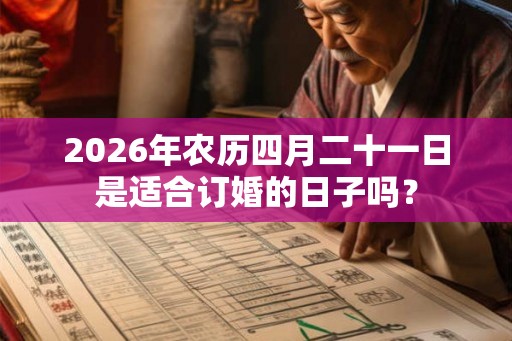 2026年农历四月二十一日是适合订婚的日子吗？