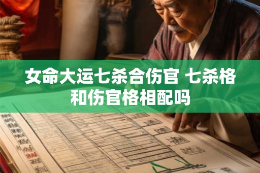 女命大运七杀合伤官 七杀格和伤官格相配吗