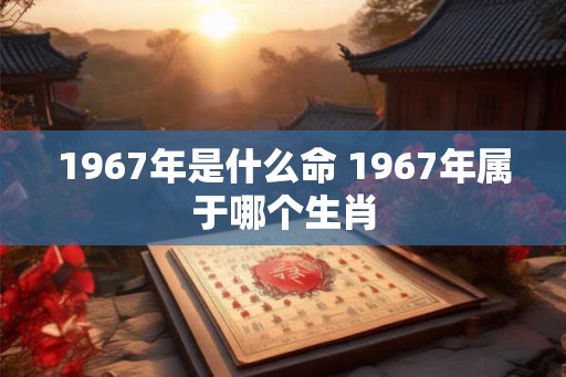 1967年是什么命 1967年属于哪个生肖 1967年是什么命 1967年属于哪个生肖