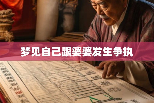梦见自己跟婆婆发生争执