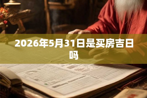 2026年5月31日是买房吉日吗