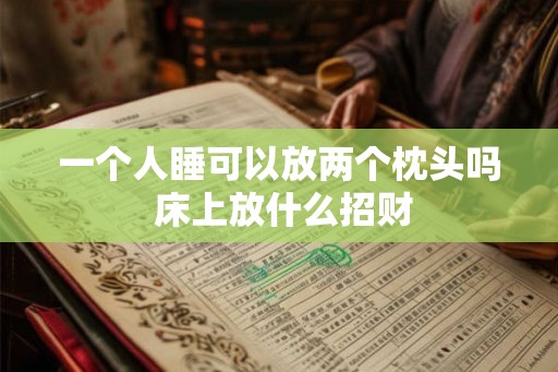 一个人睡可以放两个枕头吗 床上放什么招财