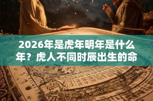 2026年是虎年明年是什么年？虎人不同时辰出生的命运