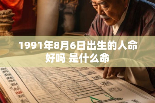 1991年8月6日出生的人命好吗 是什么命