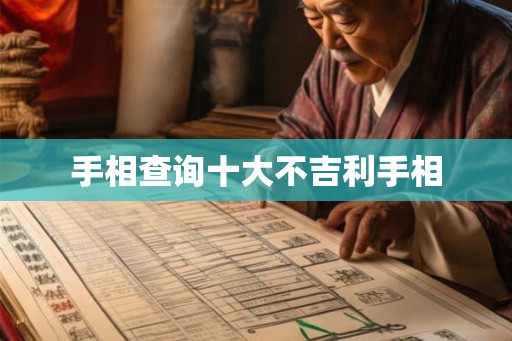 手相查询十大不吉利手相