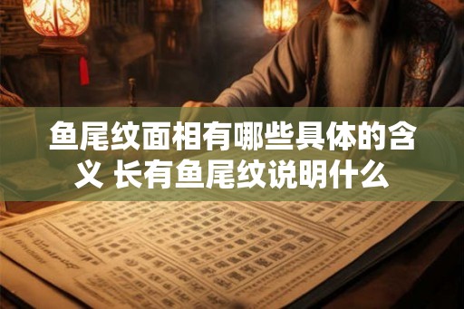 鱼尾纹面相有哪些具体的含义 长有鱼尾纹说明什么