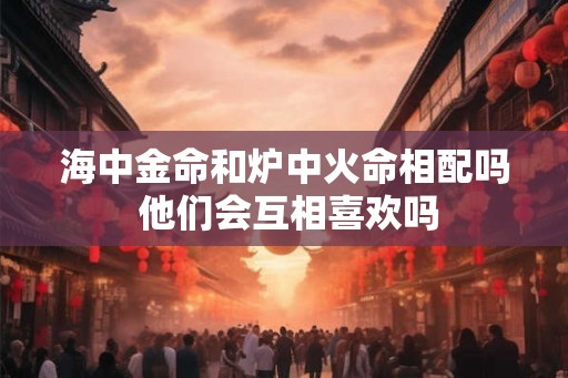海中金命和炉中火命相配吗 他们会互相喜欢吗