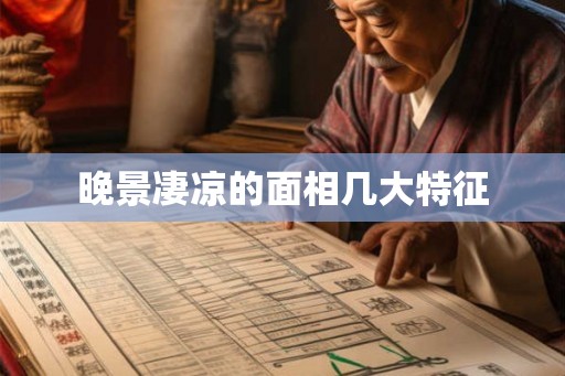 晚景凄凉的面相几大特征