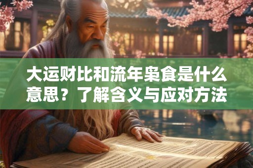 大运财比和流年枭食是什么意思？了解含义与应对方法
