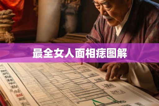最全女人面相痣图解