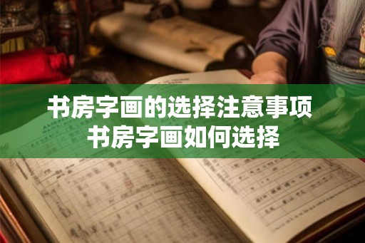 书房字画的选择注意事项 书房字画如何选择 书房字画的选择注意事项 书房字画如何选择