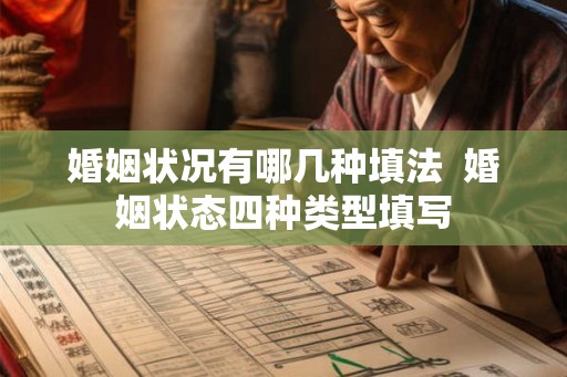 婚姻状况有哪几种填法  婚姻状态四种类型填写