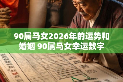 90属马女2026年的运势和婚姻 90属马女幸运数字