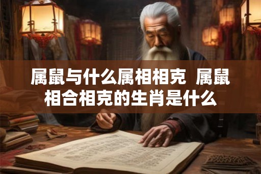 属鼠与什么属相相克  属鼠相合相克的生肖是什么