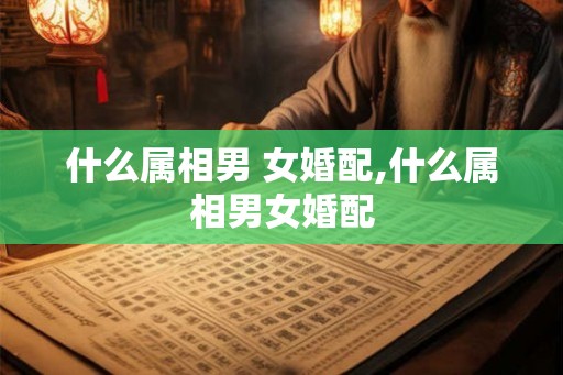什么属相男 女婚配,什么属相男女婚配