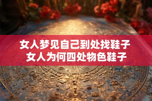 女人梦见自己到处找鞋子 女人为何四处物色鞋子 女人梦见自己到处找鞋子 女人为何四处物色鞋子