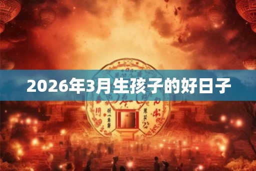 2026年3月生孩子的好日子