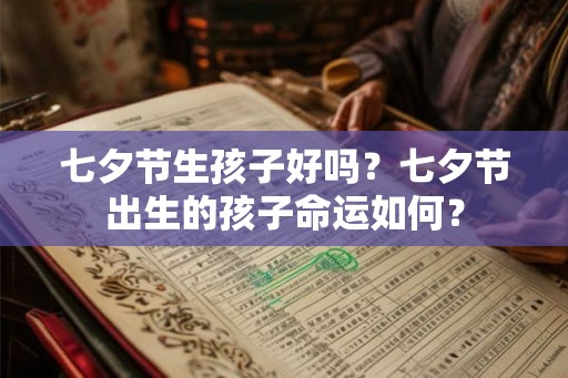 七夕节生孩子好吗？七夕节出生的孩子命运如何？