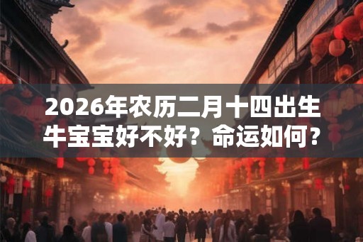 2026年农历二月十四出生牛宝宝好不好？命运如何？