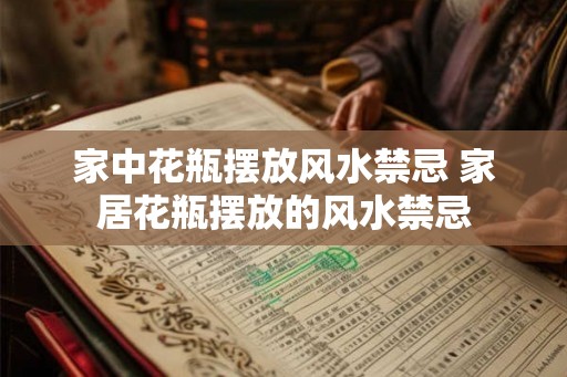 家中花瓶摆放风水禁忌 家居花瓶摆放的风水禁忌