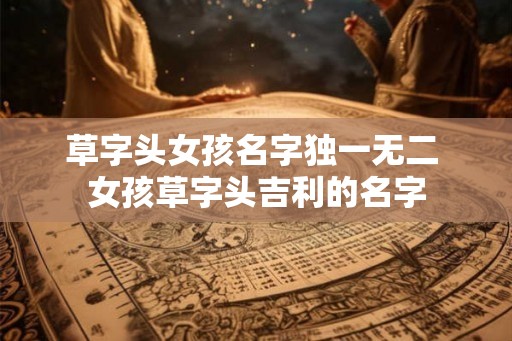 草字头女孩名字独一无二 女孩草字头吉利的名字