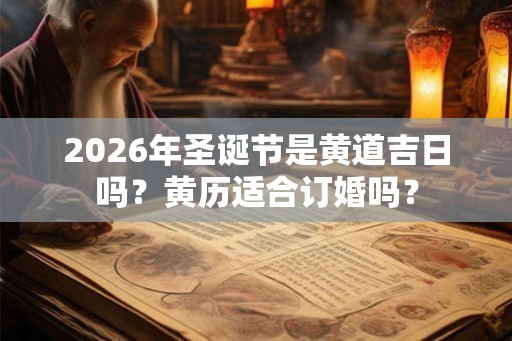 2026年圣诞节是黄道吉日吗？黄历适合订婚吗？