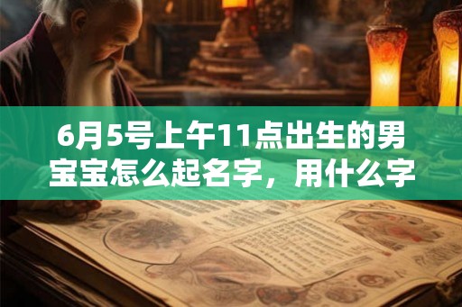 6月5号上午11点出生的男宝宝怎么起名字,用什么字好 6月5号上午11点出生的男宝宝怎么起名字,用什么字好