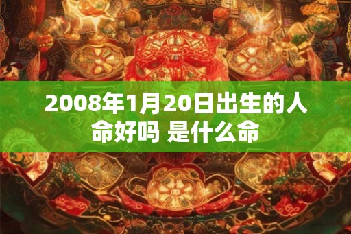 2008年1月20日出生的人命好吗 是什么命