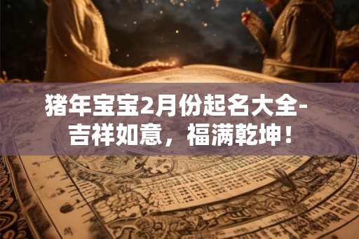 猪年宝宝2月份起名大全- 吉祥如意，福满乾坤！