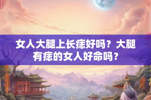 女人大腿上长痣好吗？大腿有痣的女人好命吗？