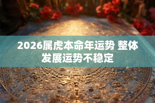 2026属虎本命年运势 整体发展运势不稳定
