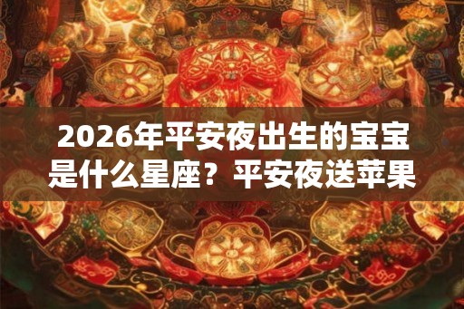 2026年平安夜出生的宝宝是什么星座？平安夜送苹果代表什么？