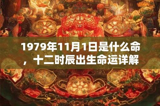 1979年11月1日是什么命，十二时辰出生命运详解