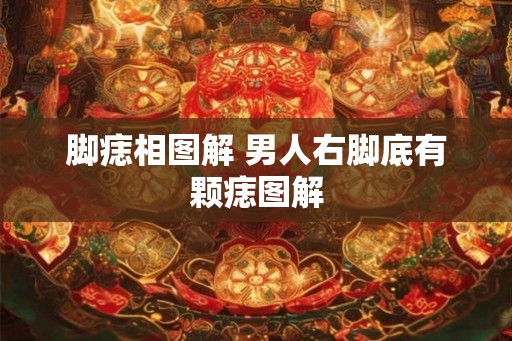 脚痣相图解 男人右脚底有颗痣图解